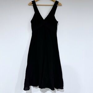 The Limited 100% Cotton Little Black Sleeveless Babydoll Dress size 6